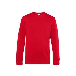 (4XL, Red) B&C Mens King Crew Neck Sweater